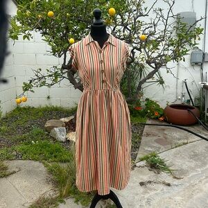 Beautiful striped Christy Dawn Piper Dress Size Small.